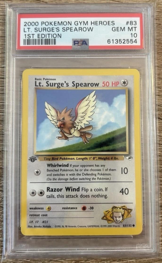 Lt. Surge'S Spearow