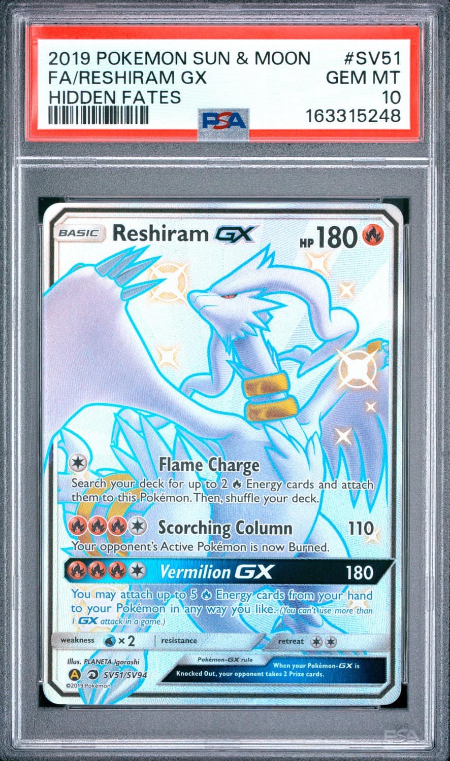 Reshiram Gx