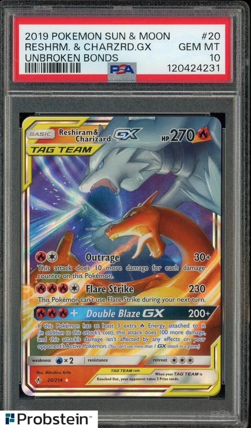 Reshiram & Charizard Gx