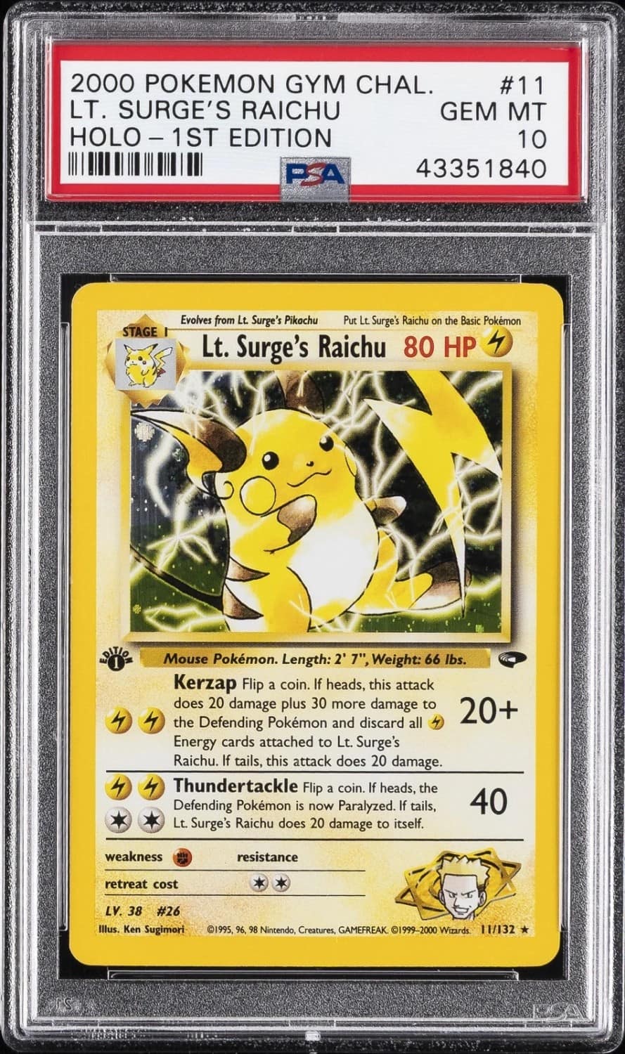 Lt. Surge'S Raichu