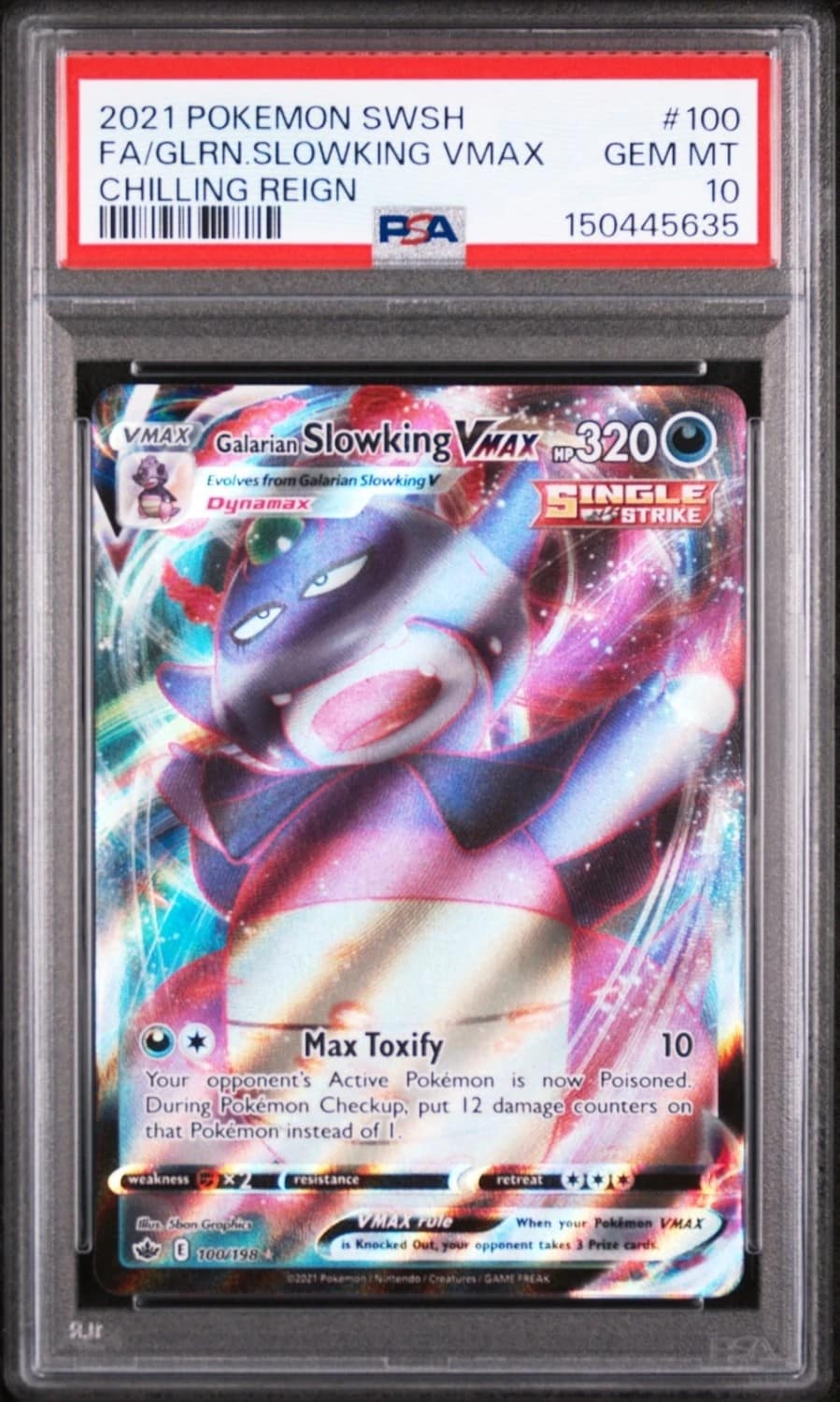 Galarian Slowking Vmax