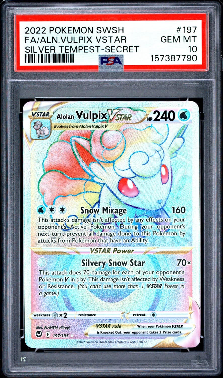 Alolan Vulpix Vstar