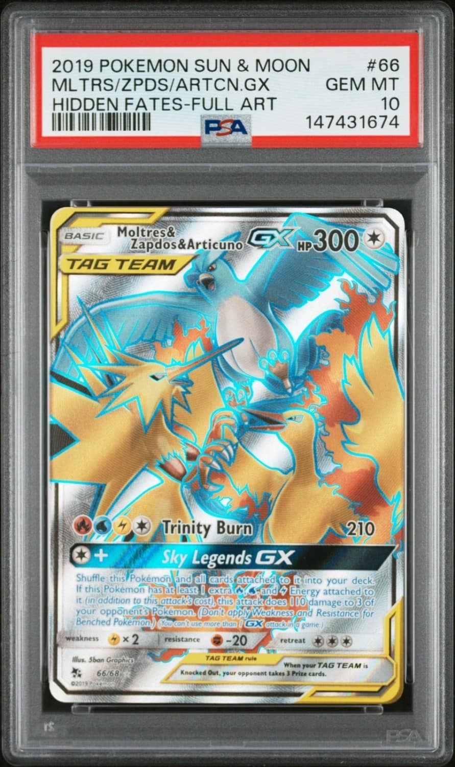 Moltres & Zapdos & Articuno Gx