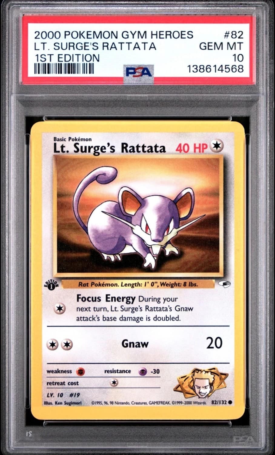 Lt. Surge'S Rattata