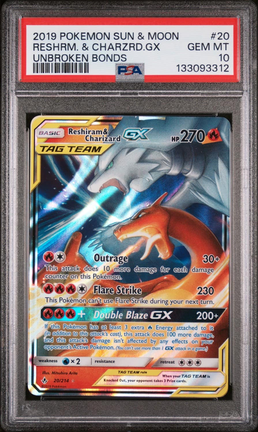 Reshiram & Charizard Gx