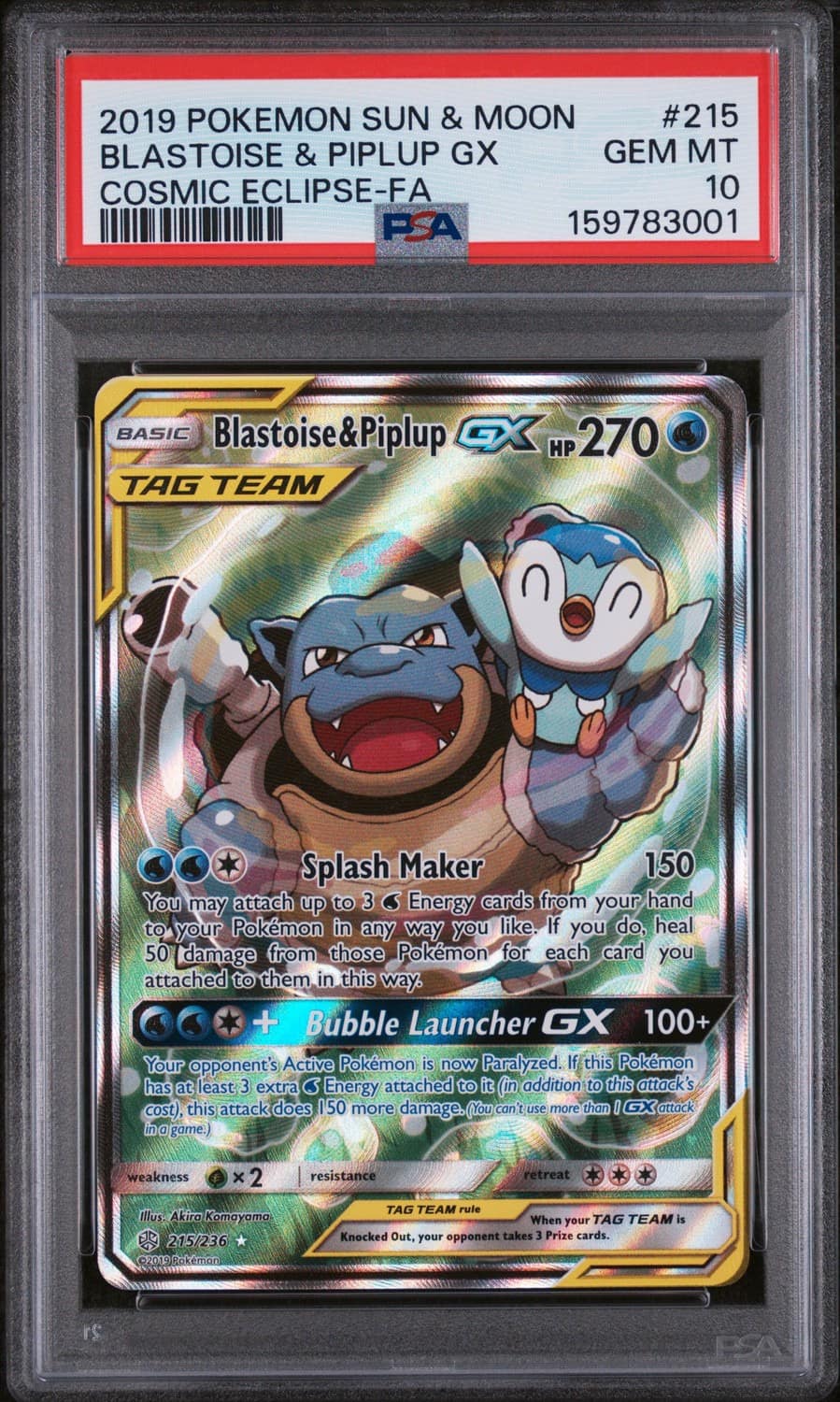 Blastoise & Piplup Gx