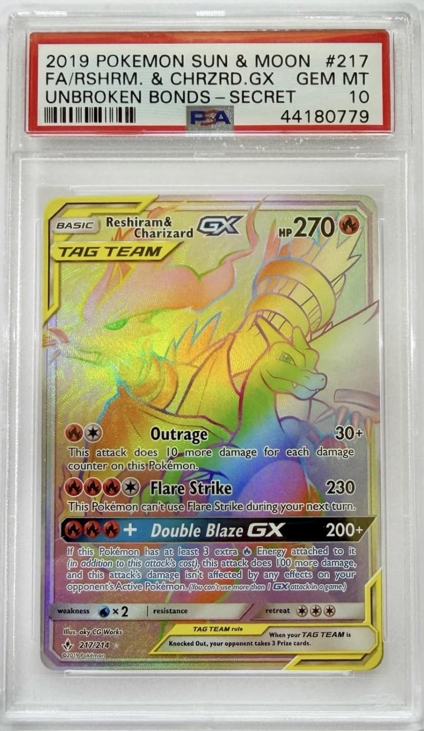Reshiram & Charizard Gx