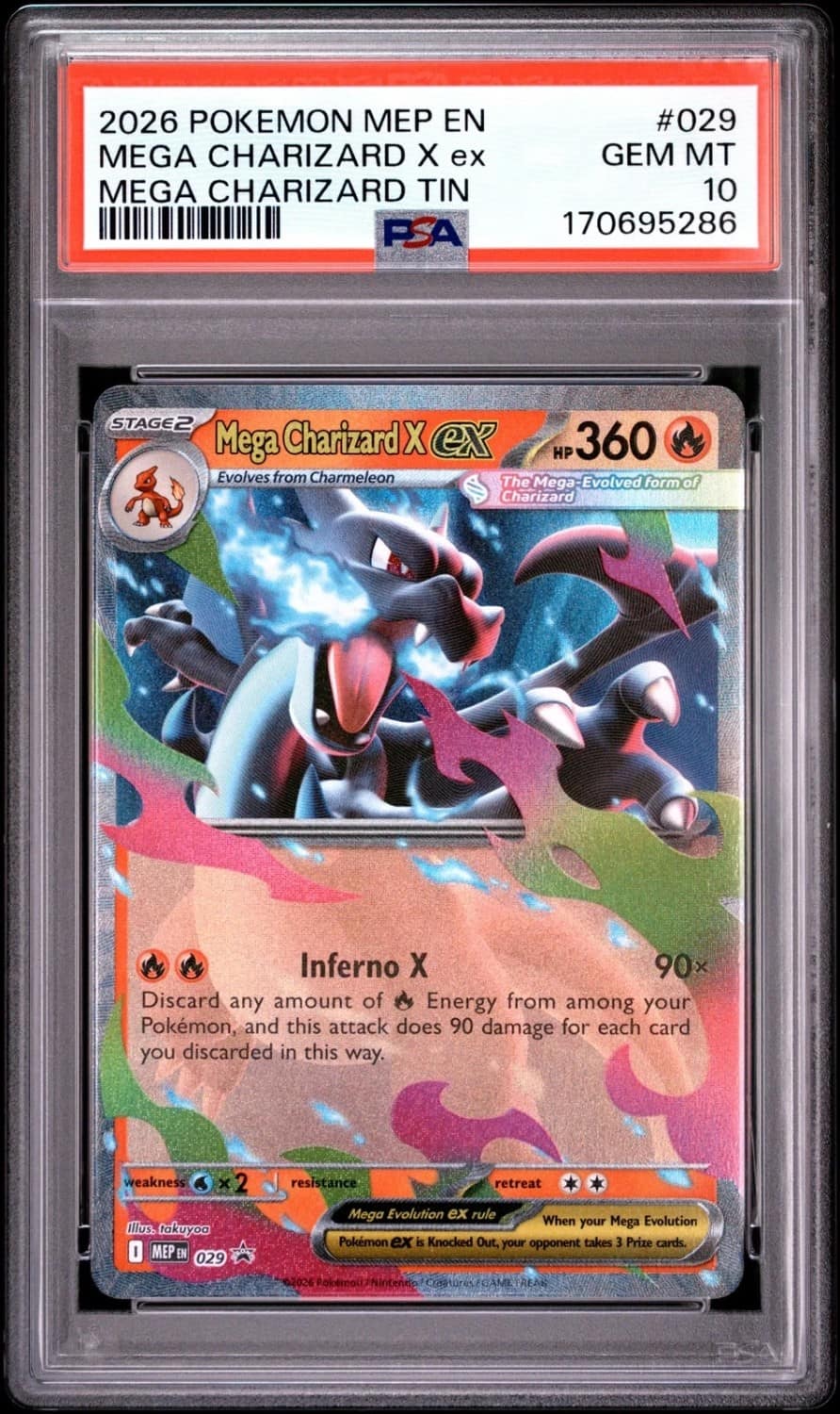 Mega Charizard X Ex