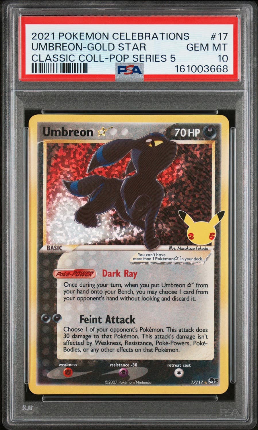 Umbreon-Gold Star