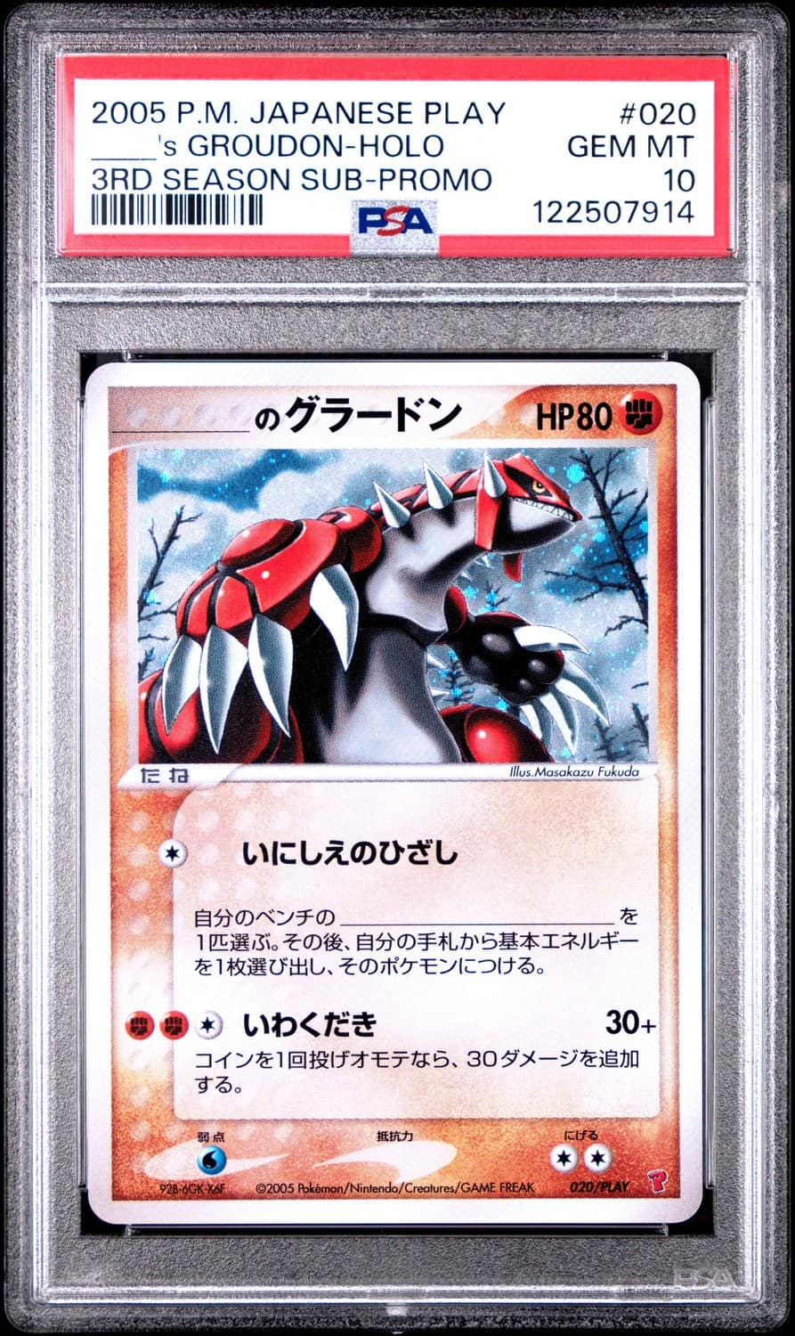 _____'S Groudon-Holo