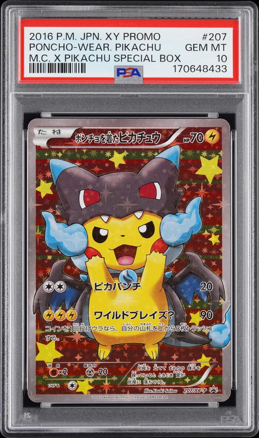 Poncho-Wearing Pikachu