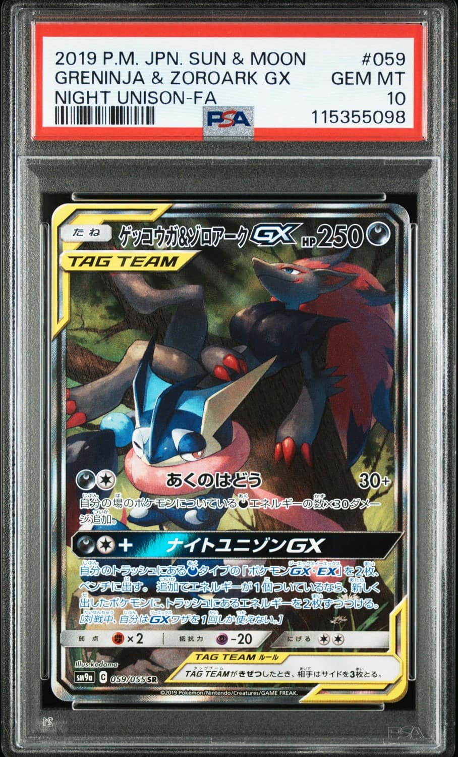 Greninja & Zoroark Gx