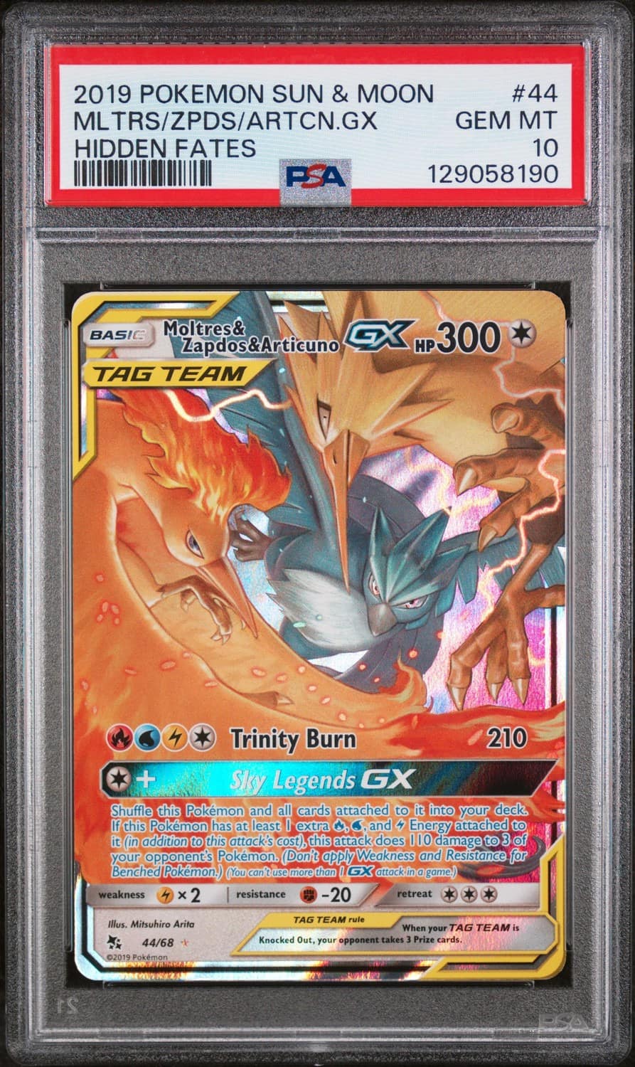 Moltres & Zapdos & Articuno Gx