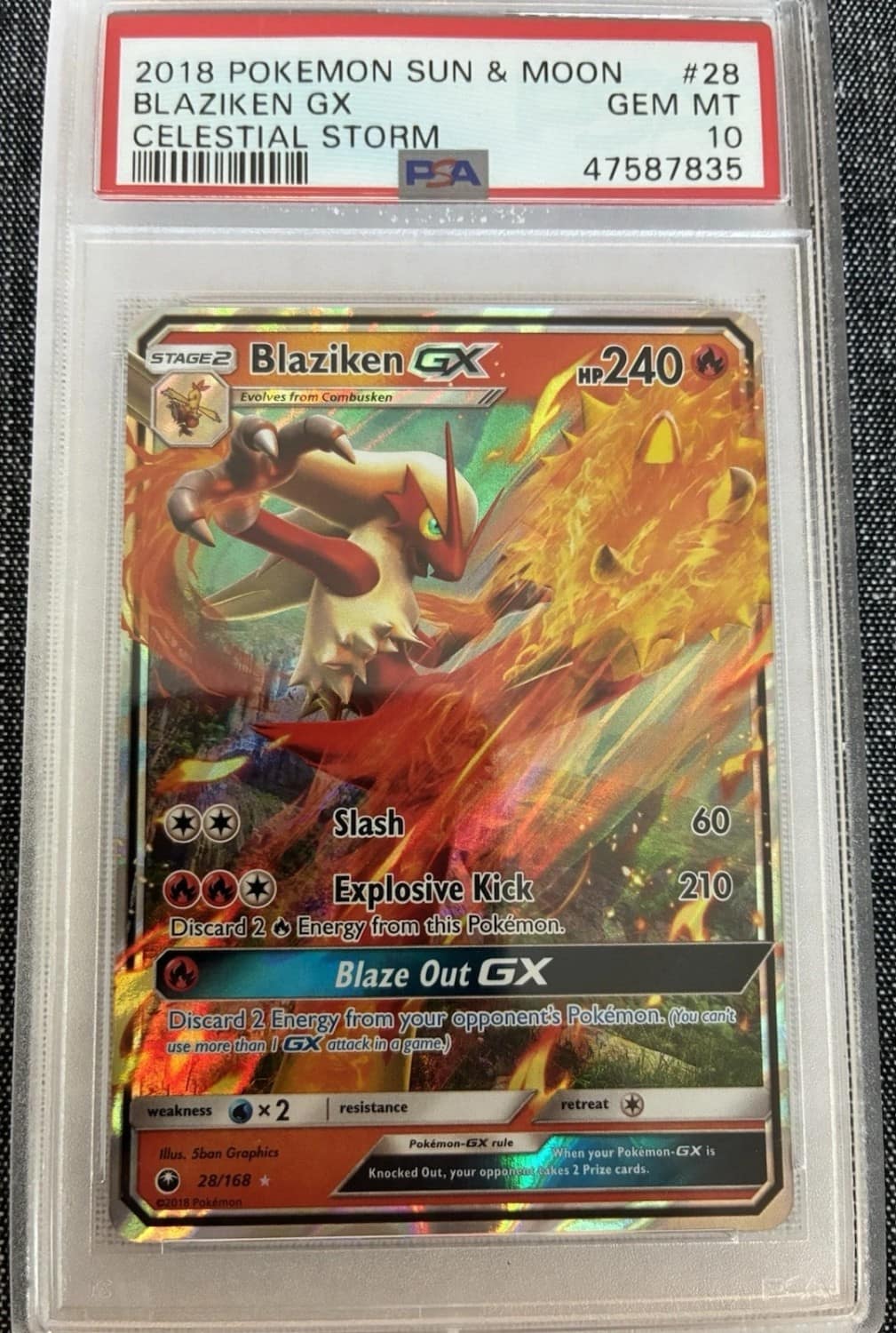 Blaziken Gx