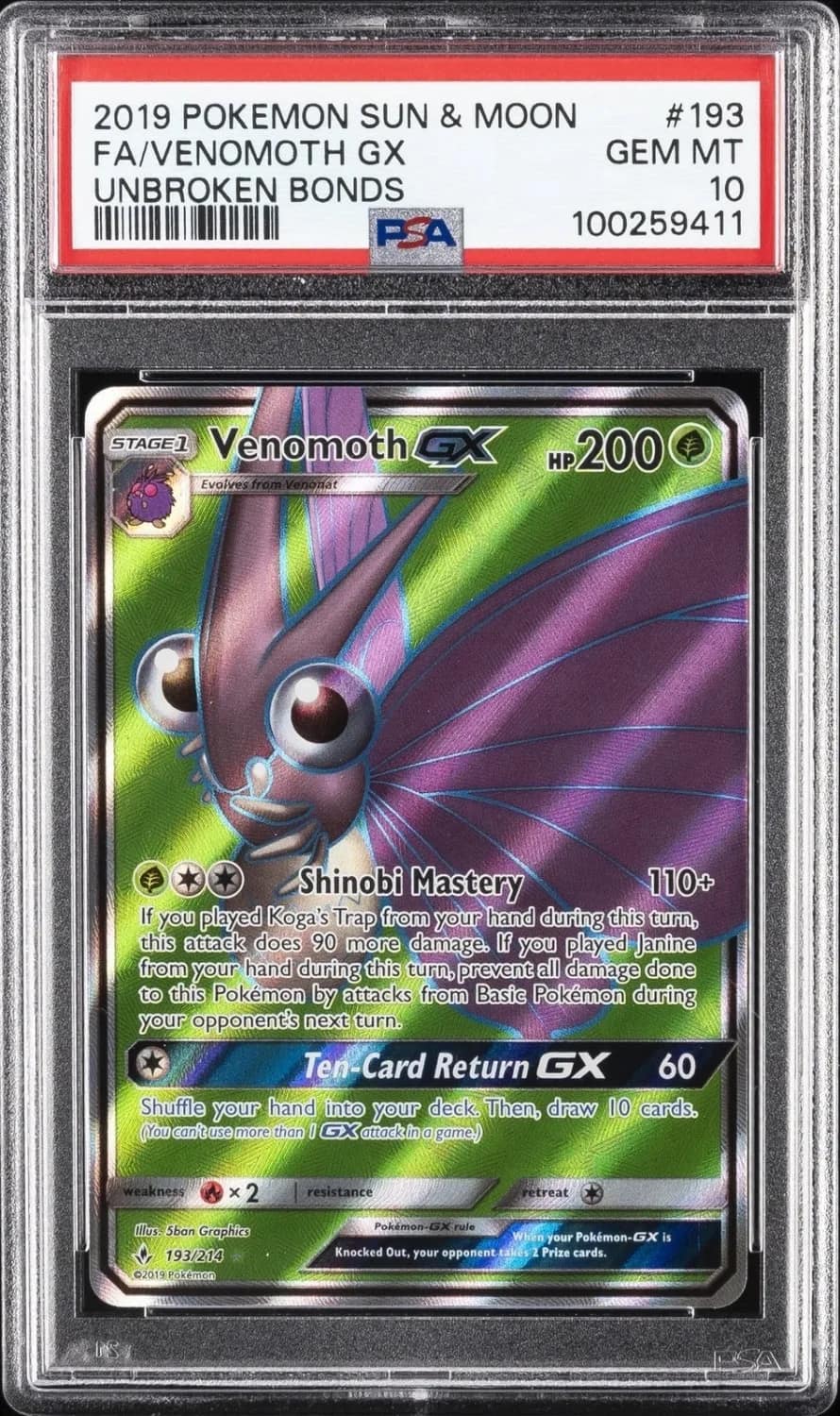 Venomoth Gx