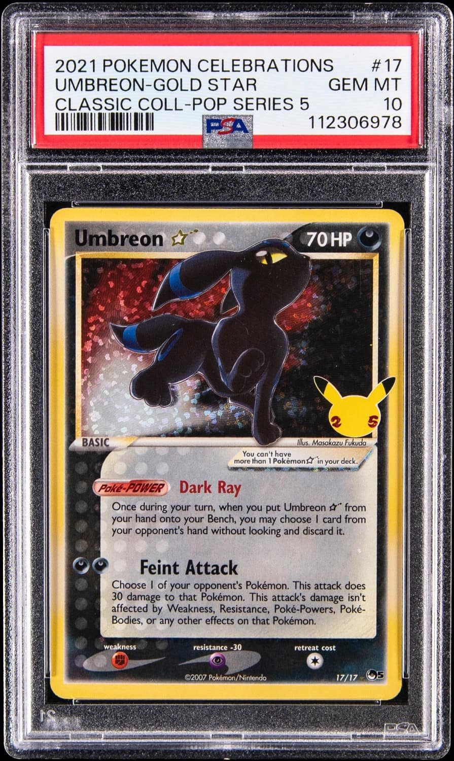 Umbreon-Gold Star