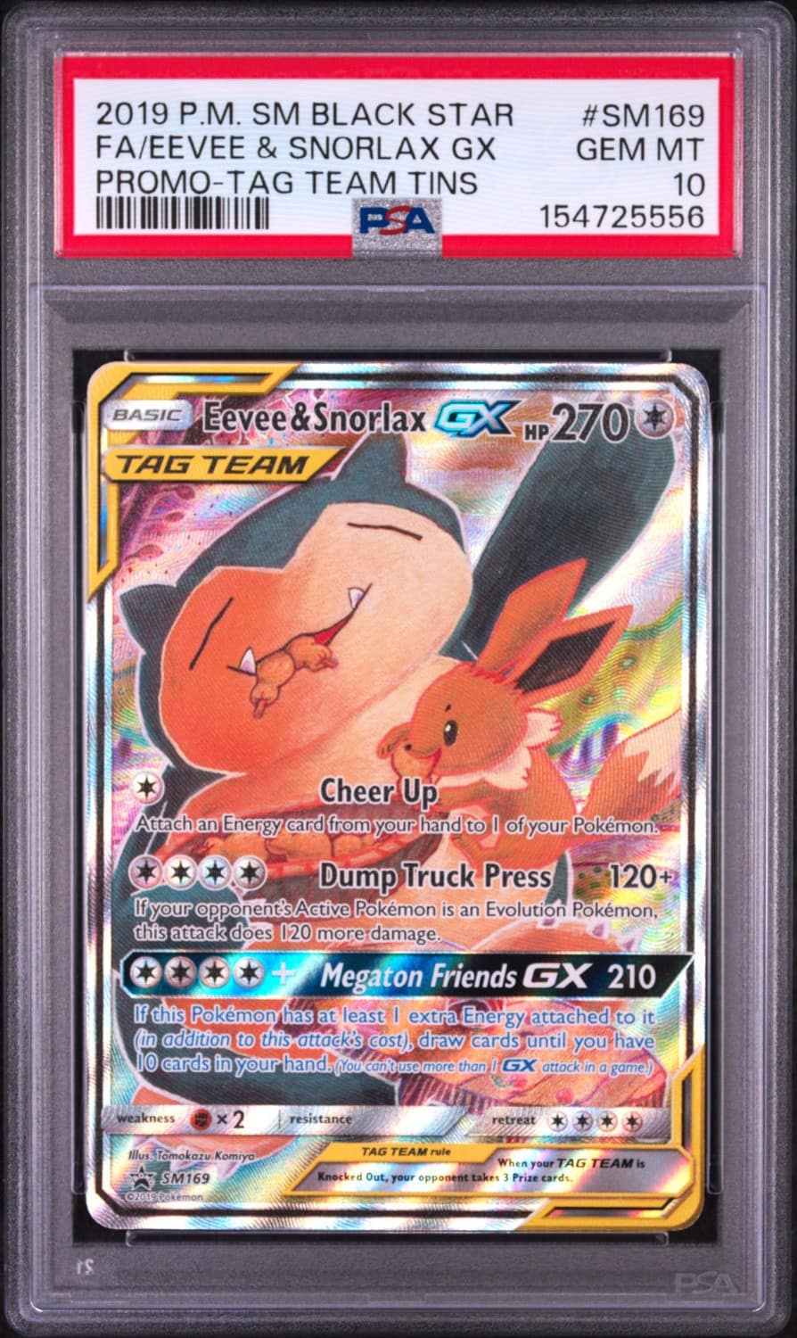 Eevee & Snorlax Gx