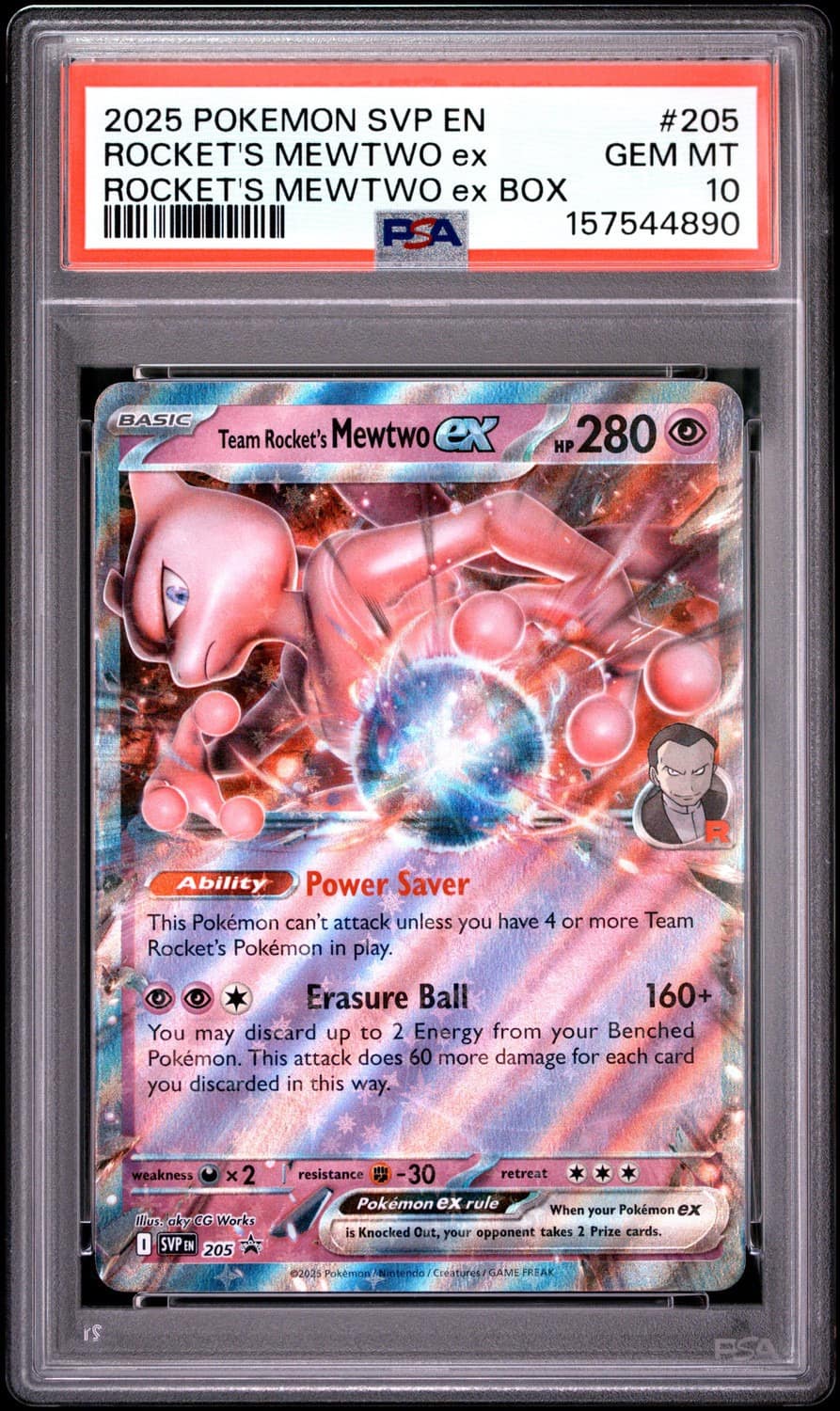 Rocket'S Mewtwo Ex