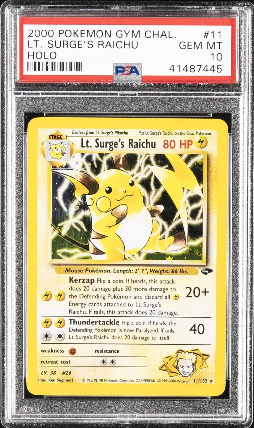 Lt. Surge'S Raichu