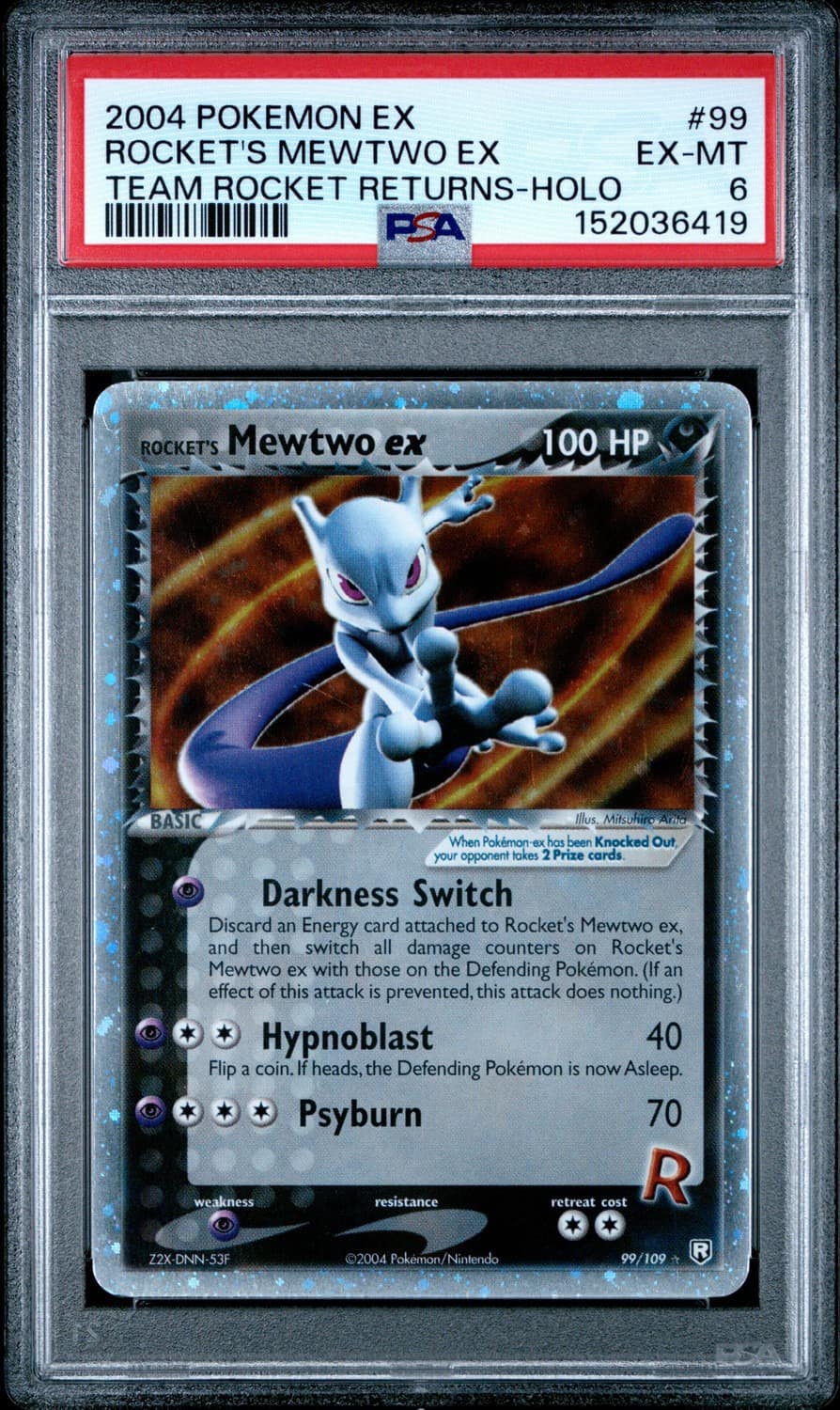 Rocket'S Mewtwo Ex