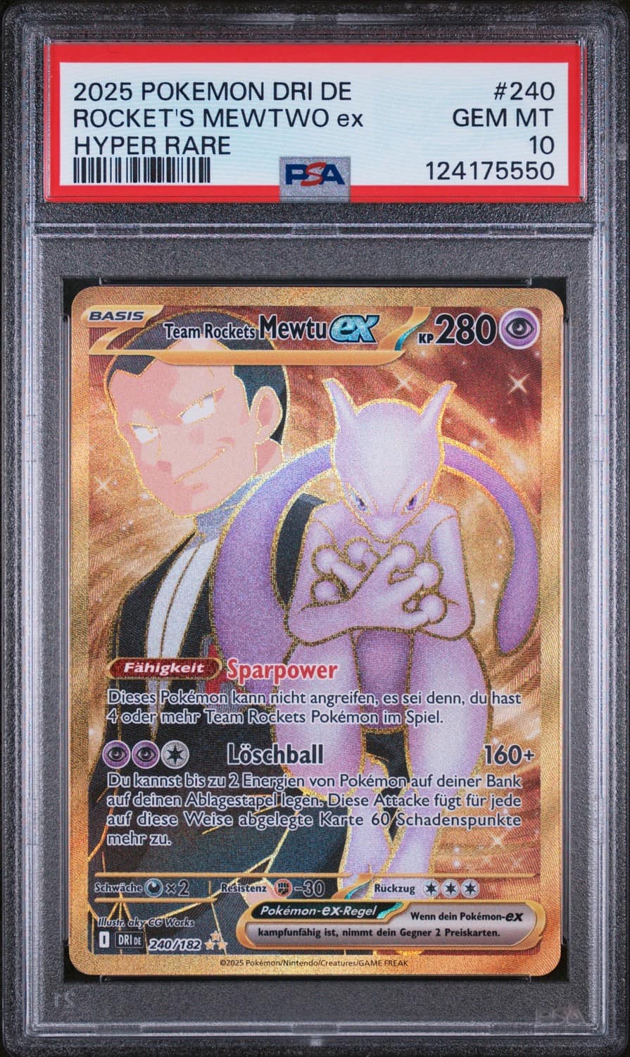 Rocket'S Mewtwo Ex