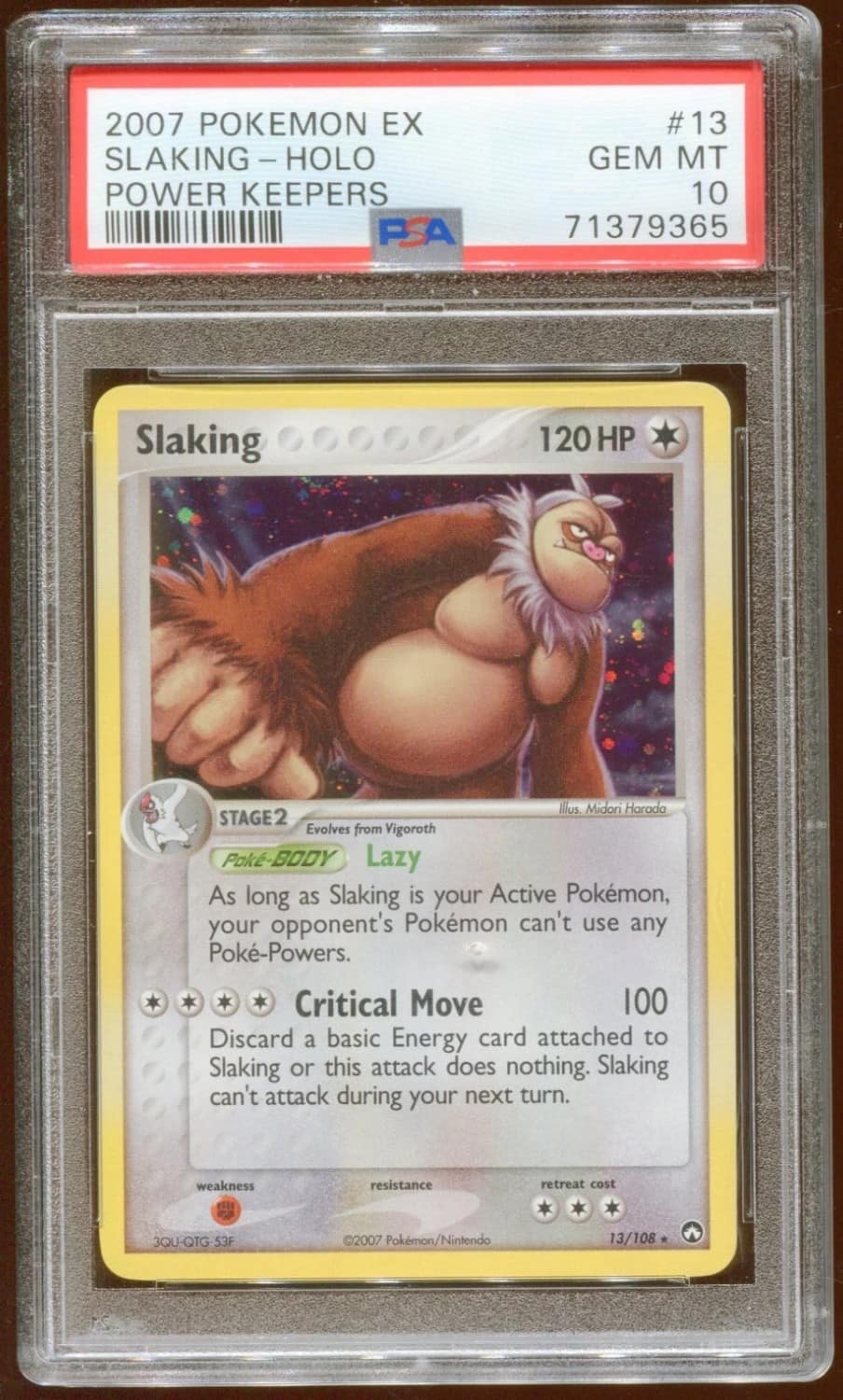 Slaking