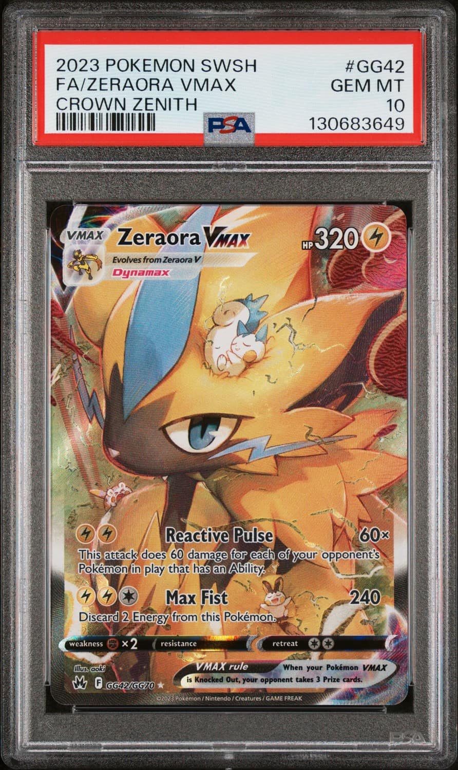 Zeraora Vmax