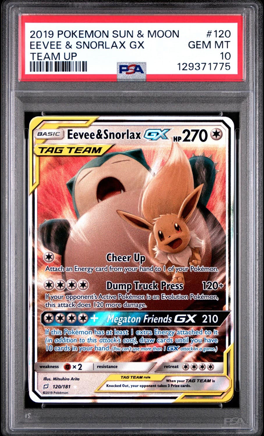 Eevee & Snorlax Gx