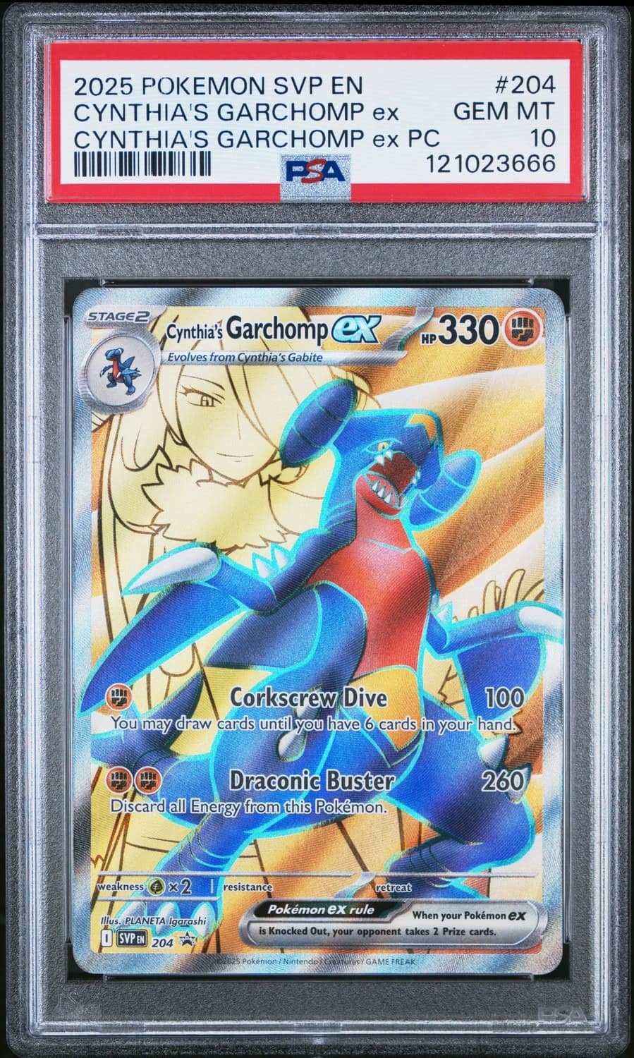 Cynthia'S Garchomp Ex