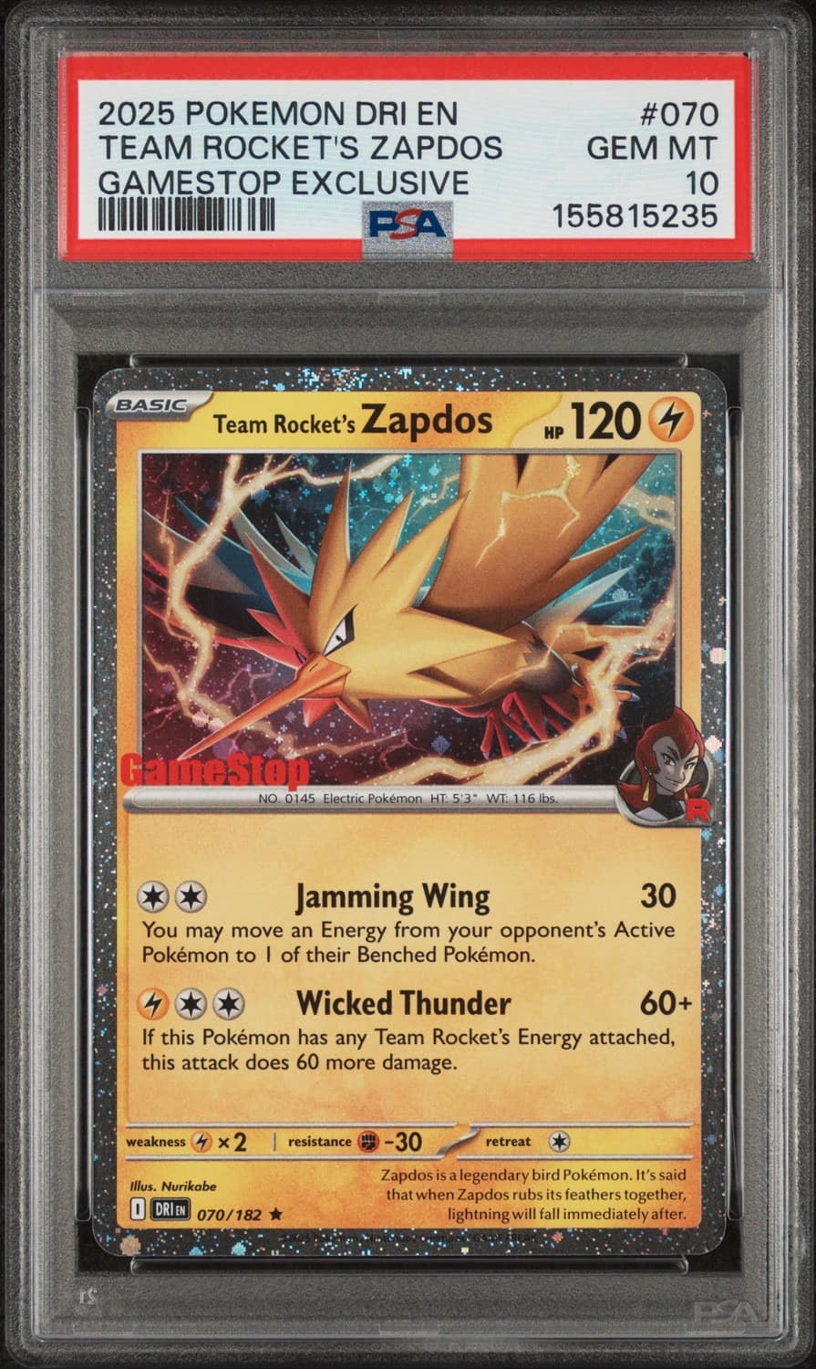 Team Rocket'S Zapdos