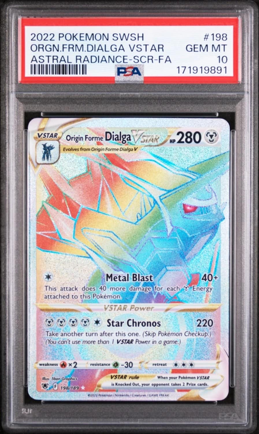 Origin Forme Dialga Vstar