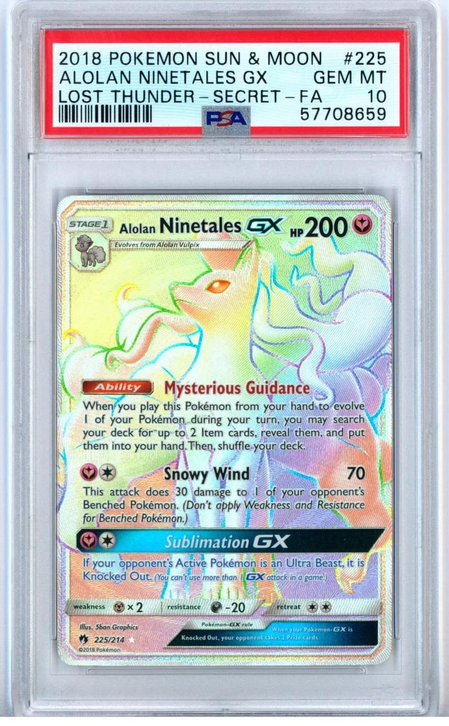 Alolan Ninetales Gx