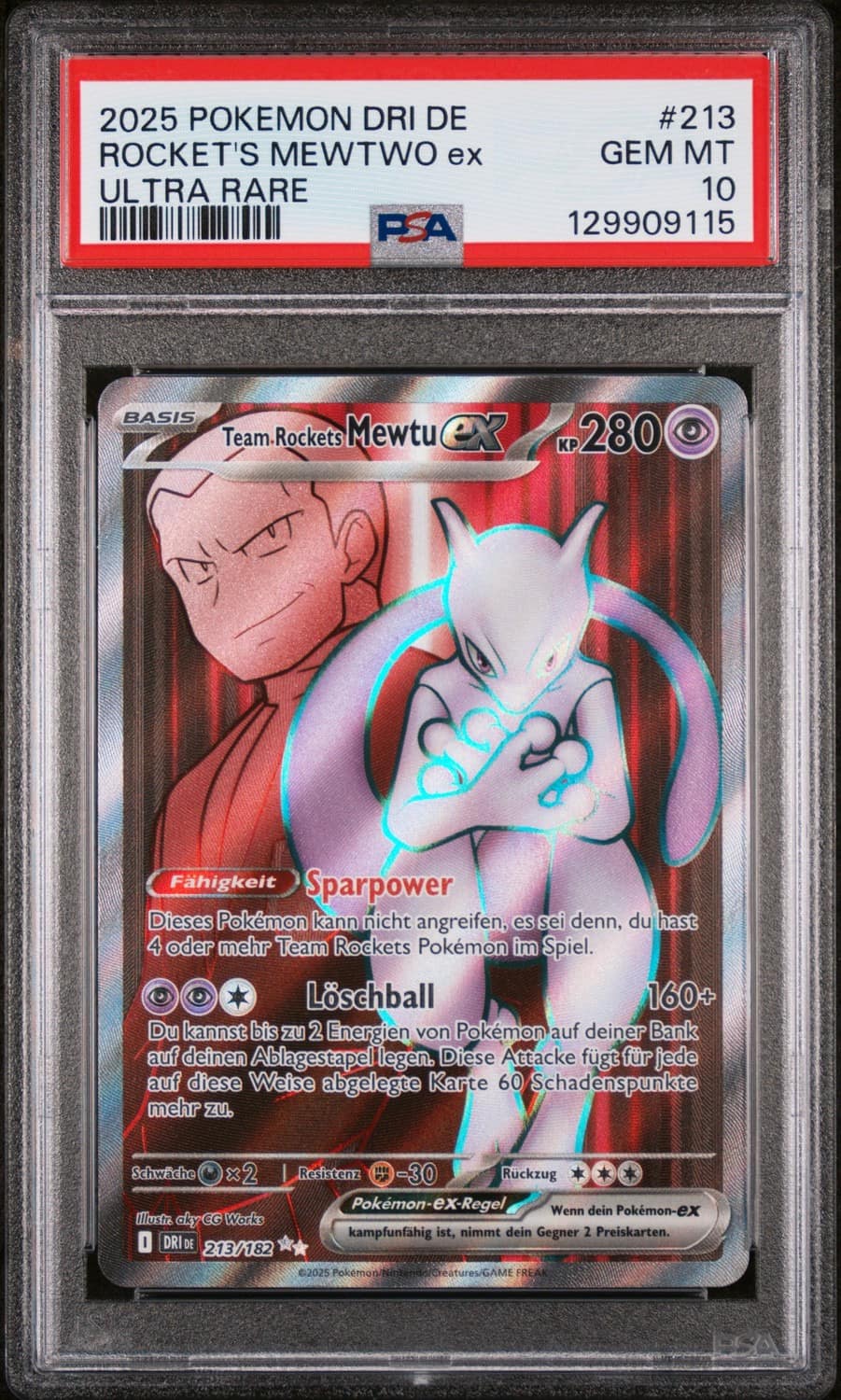 Rocket'S Mewtwo Ex