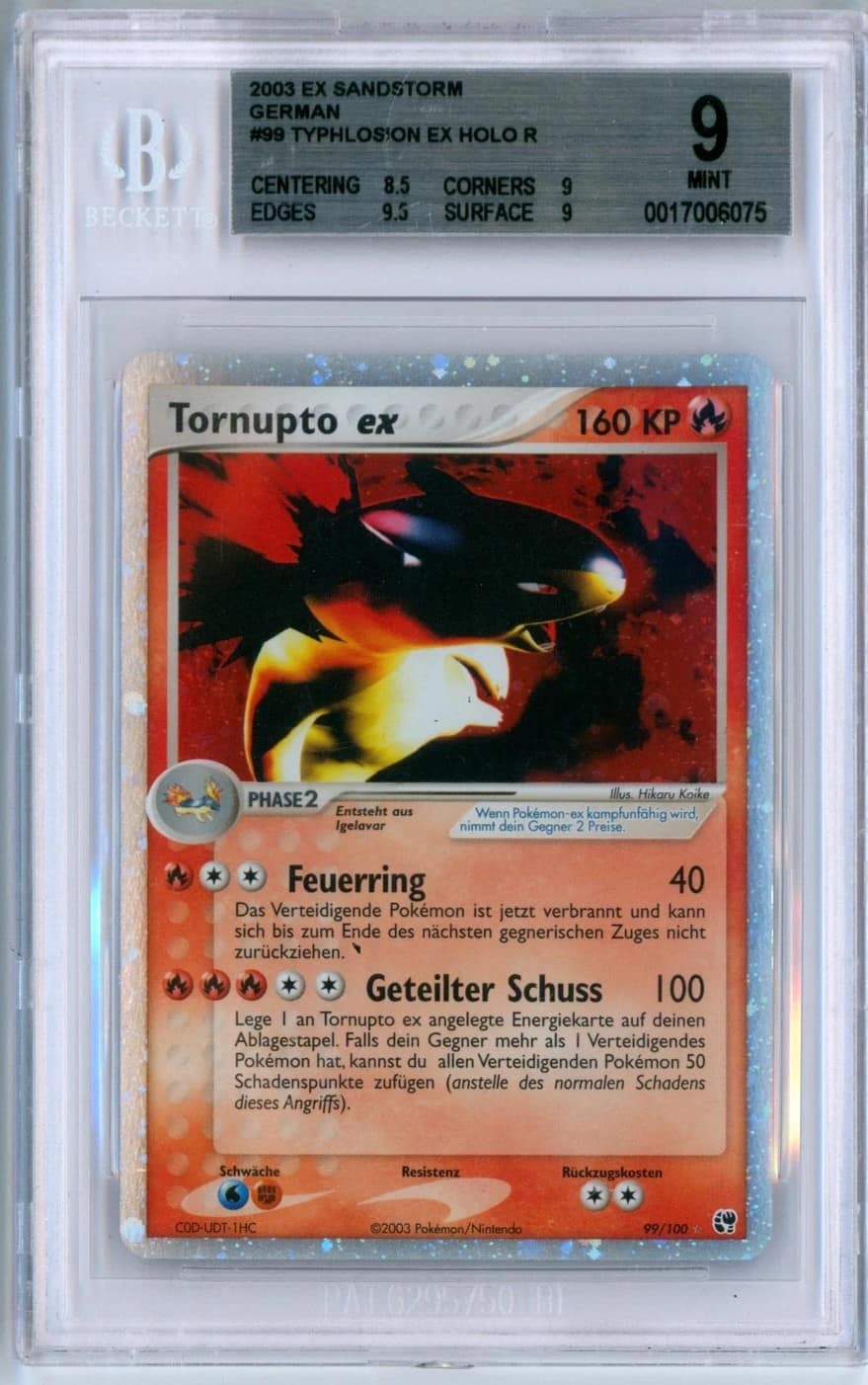 Typhlosion Ex Holo R