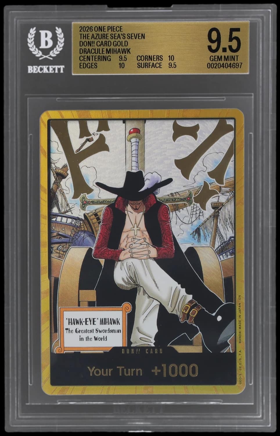 Don!! Card Gold (dracule Mihawk)