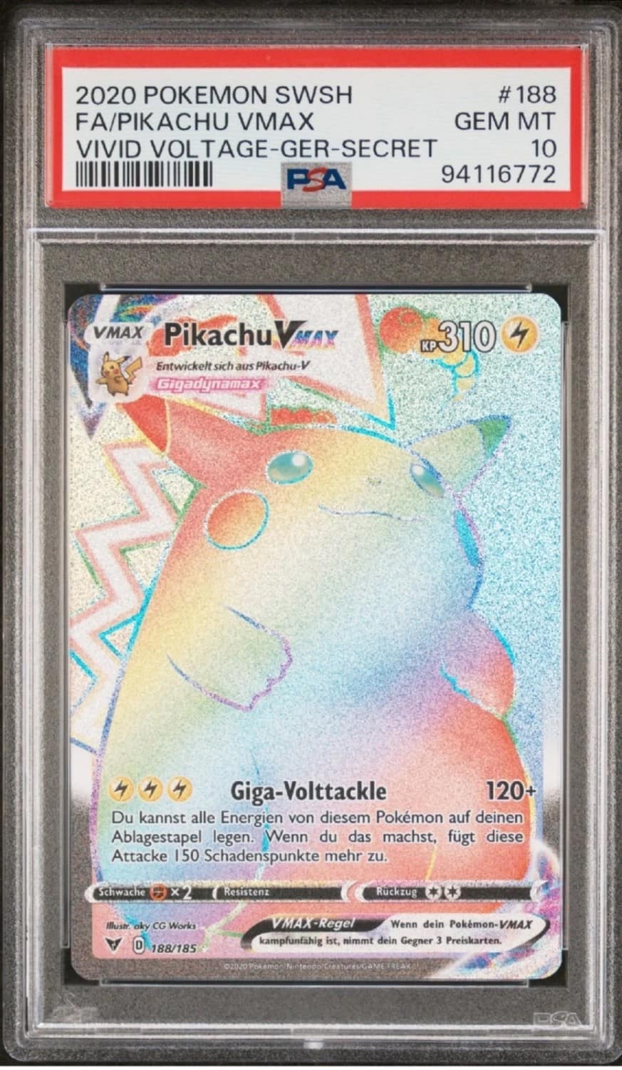 Pikachu Vmax