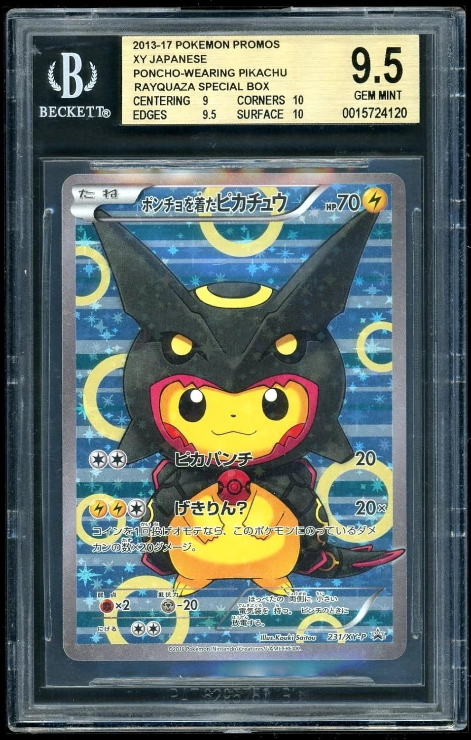 Poncho-Wearing Pikachu