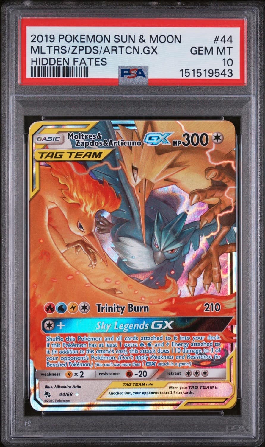 Moltres & Zapdos & Articuno Gx