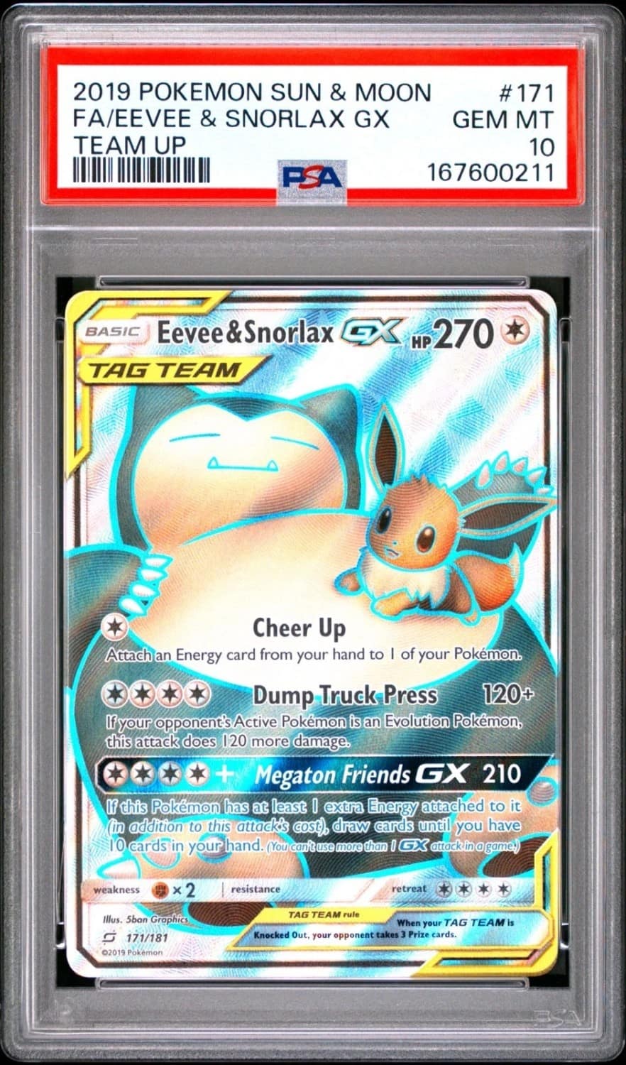 Eevee & Snorlax Gx