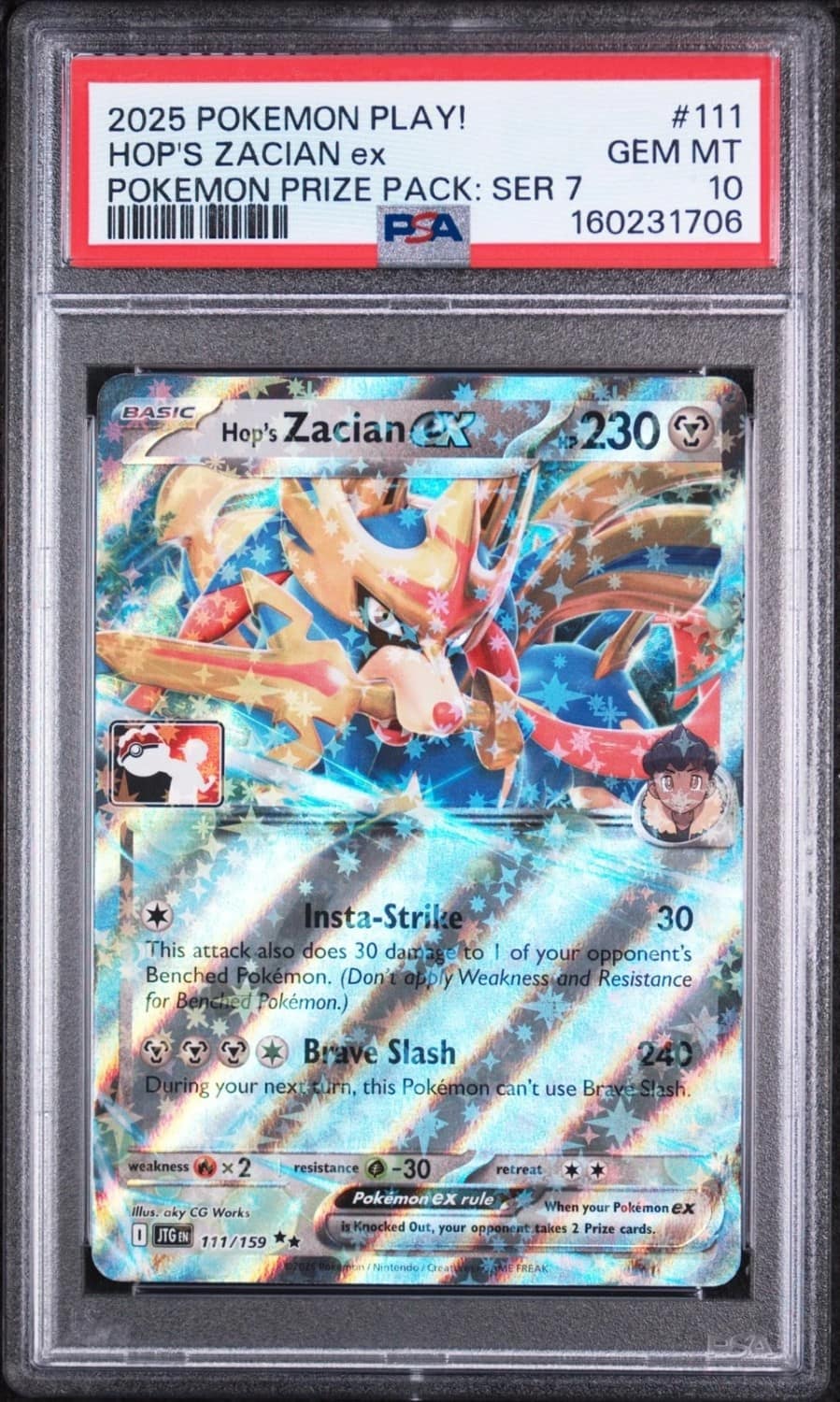 Hop'S Zacian Ex