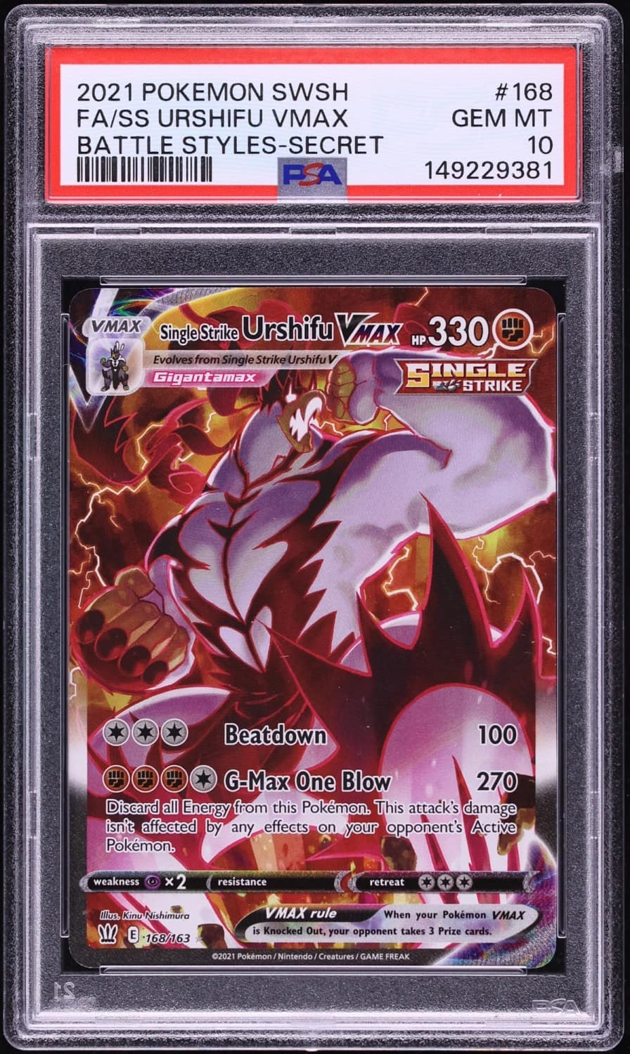 Single Strike Urshifu Vmax