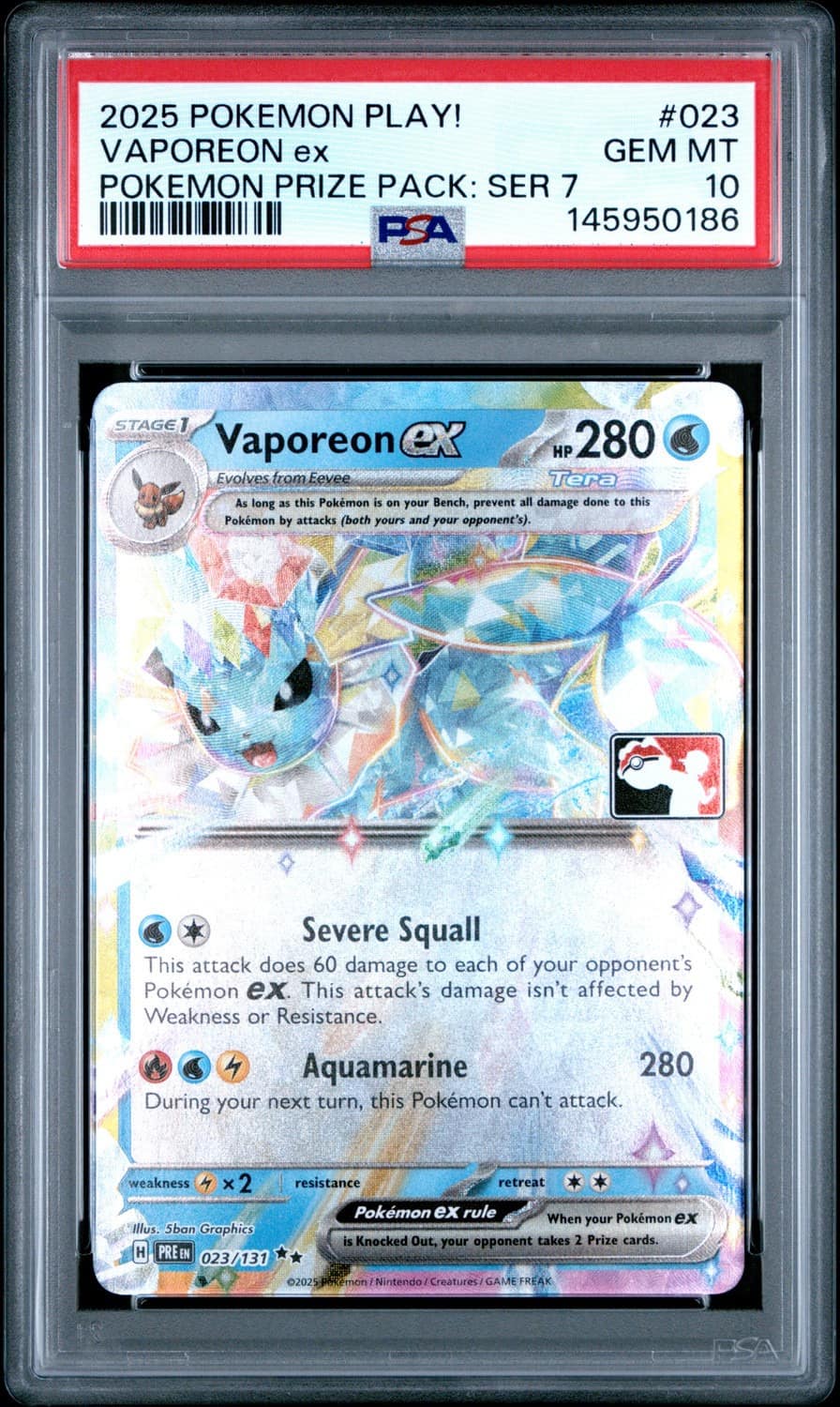 Vaporeon Ex
