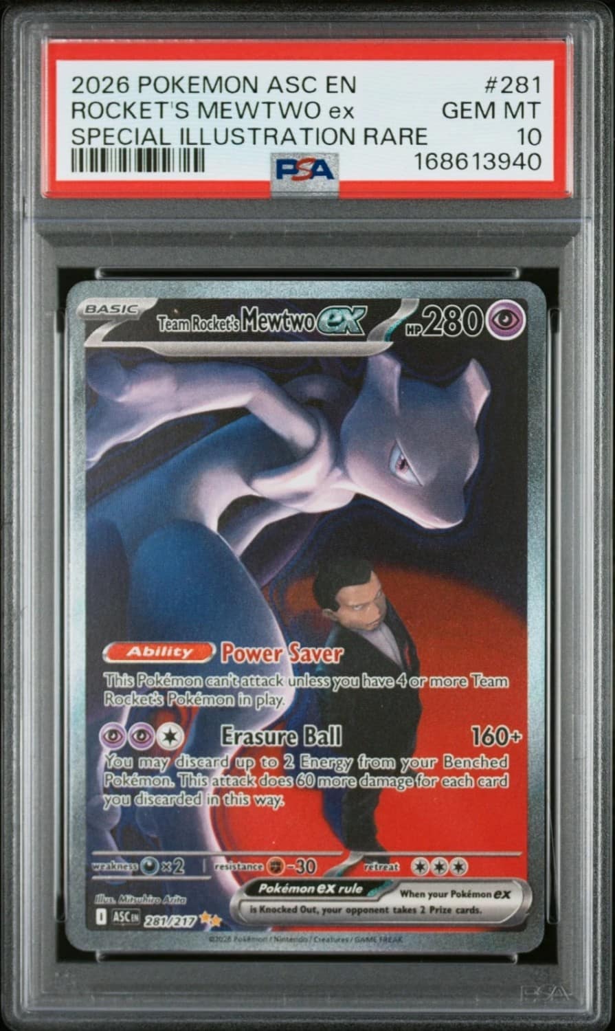 Rocket'S Mewtwo Ex