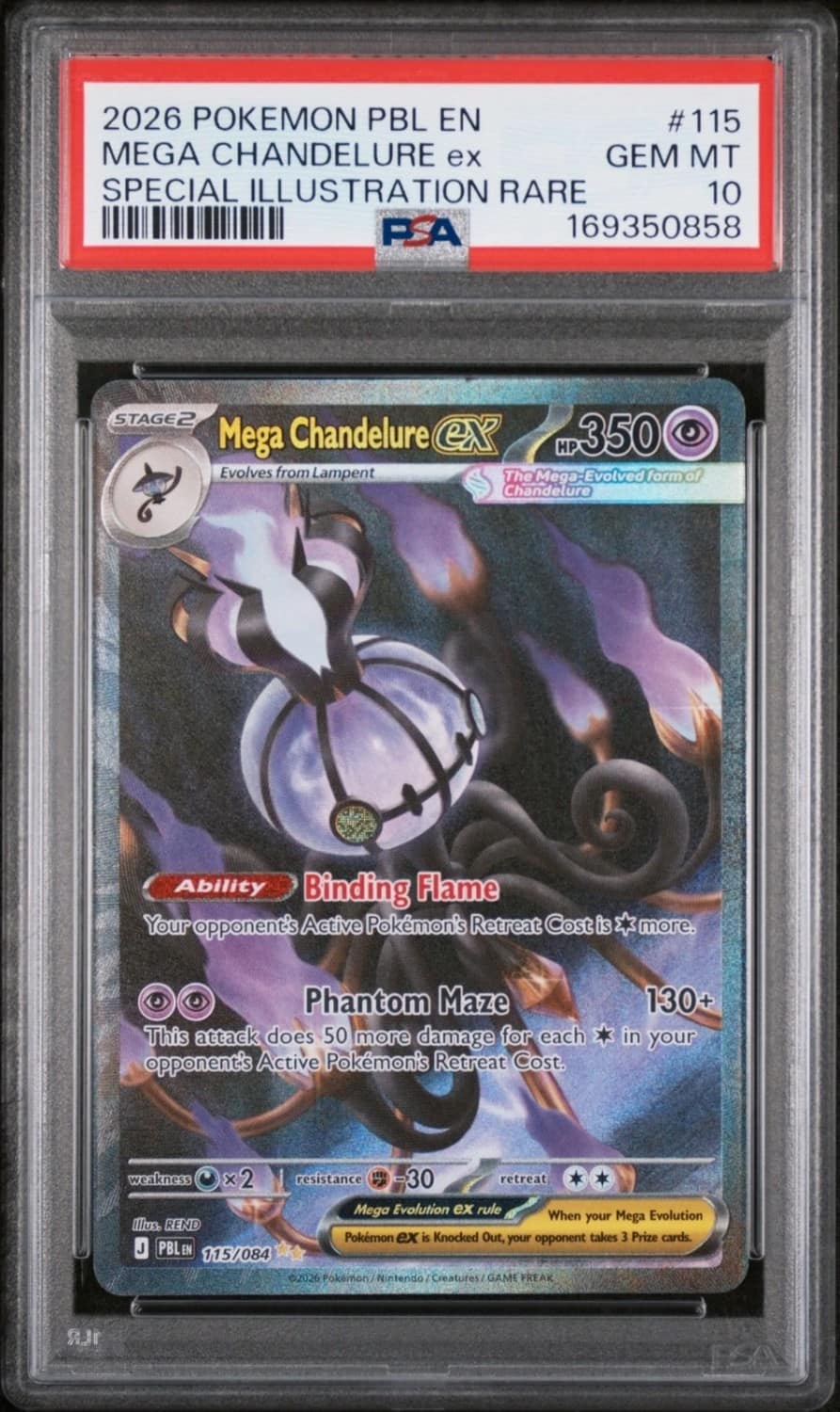 Mega Chandelure Ex