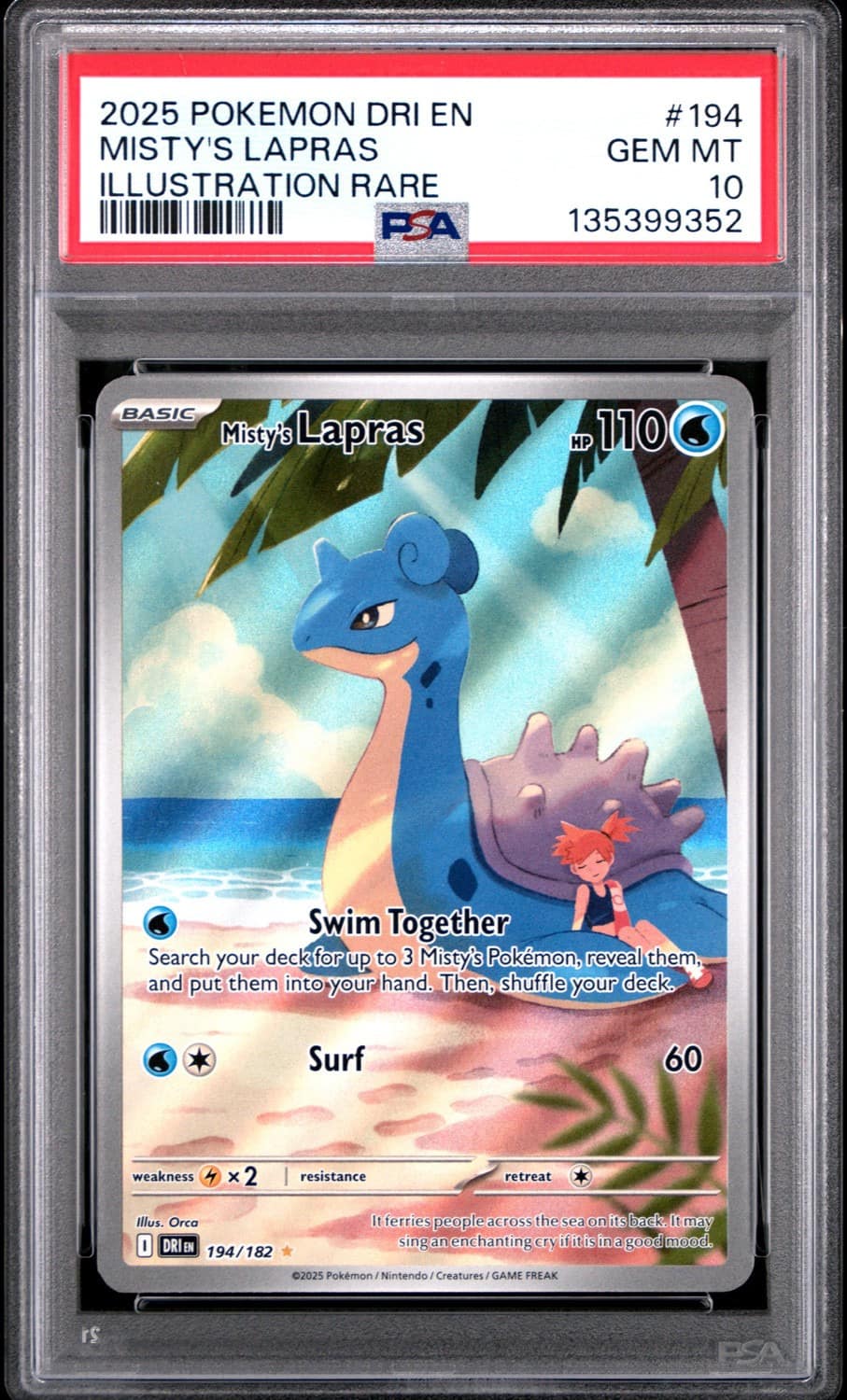 Misty'S Lapras