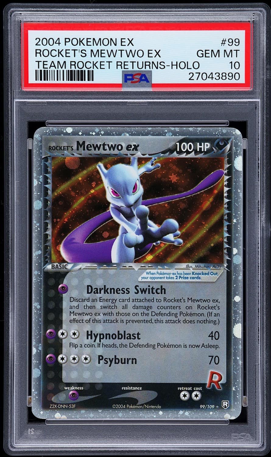 Rocket'S Mewtwo Ex