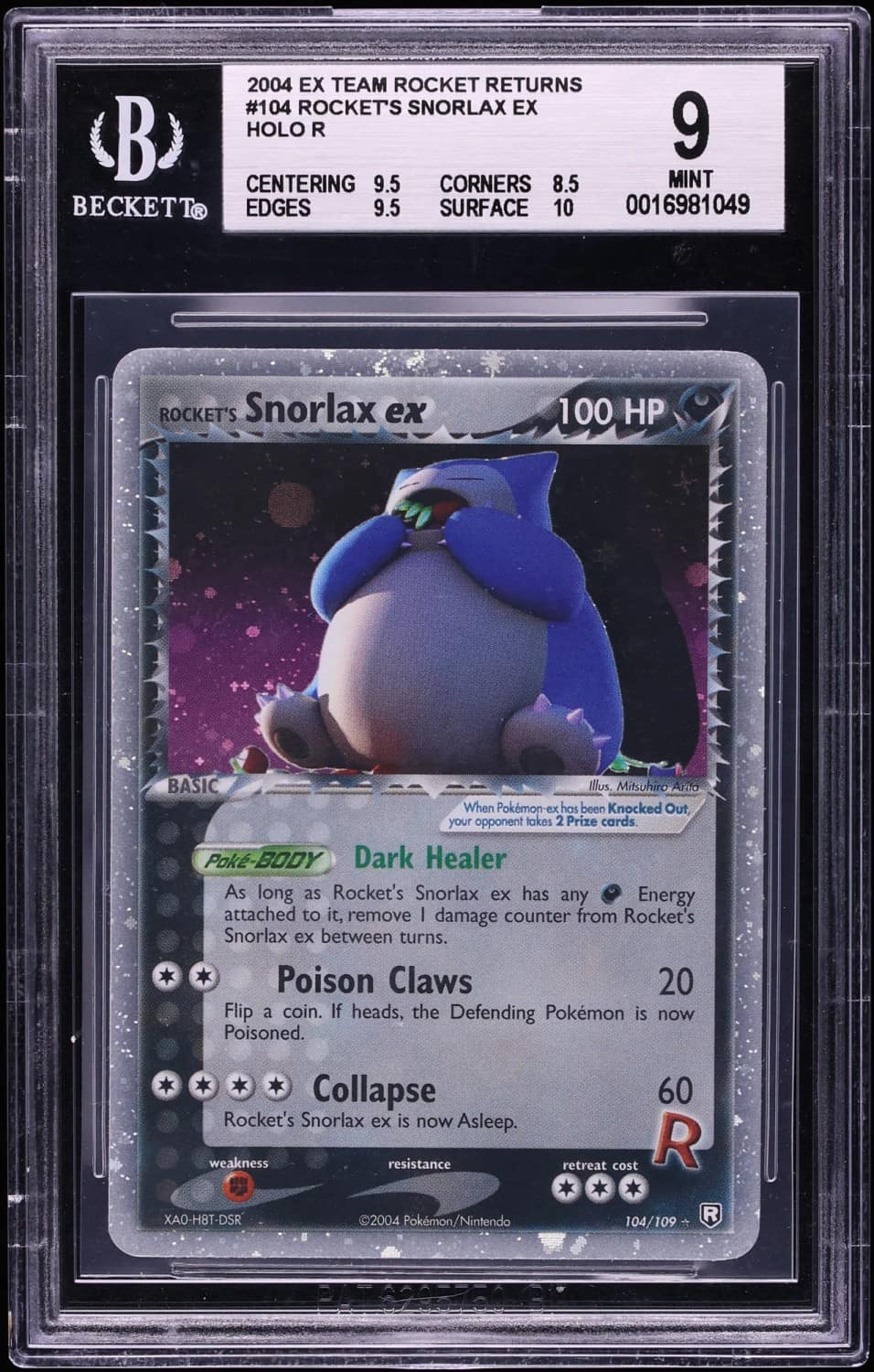 Rocket'S Snorlax Ex