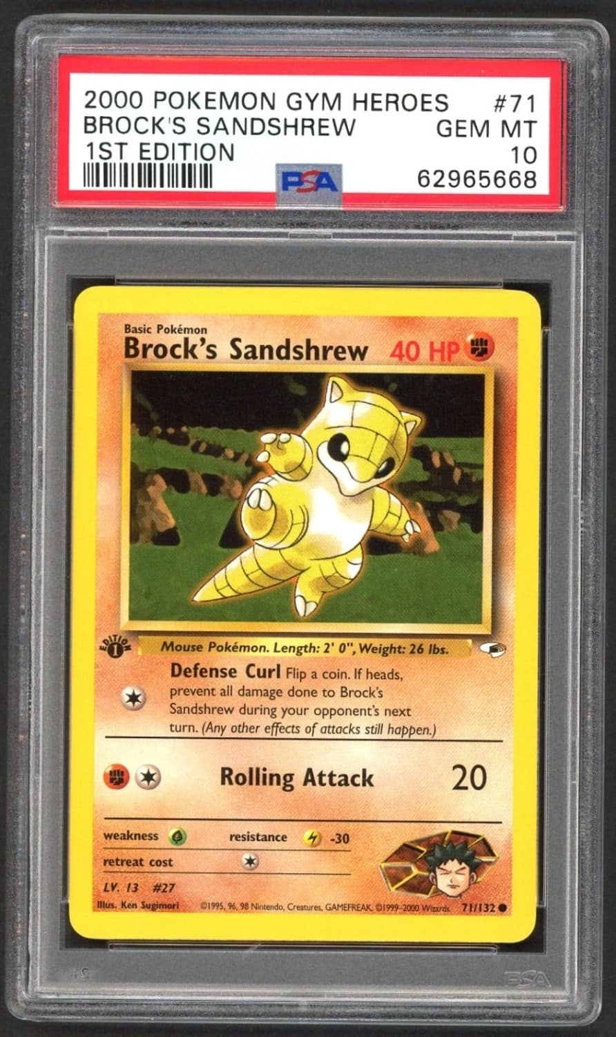 Brock'S Sandshrew