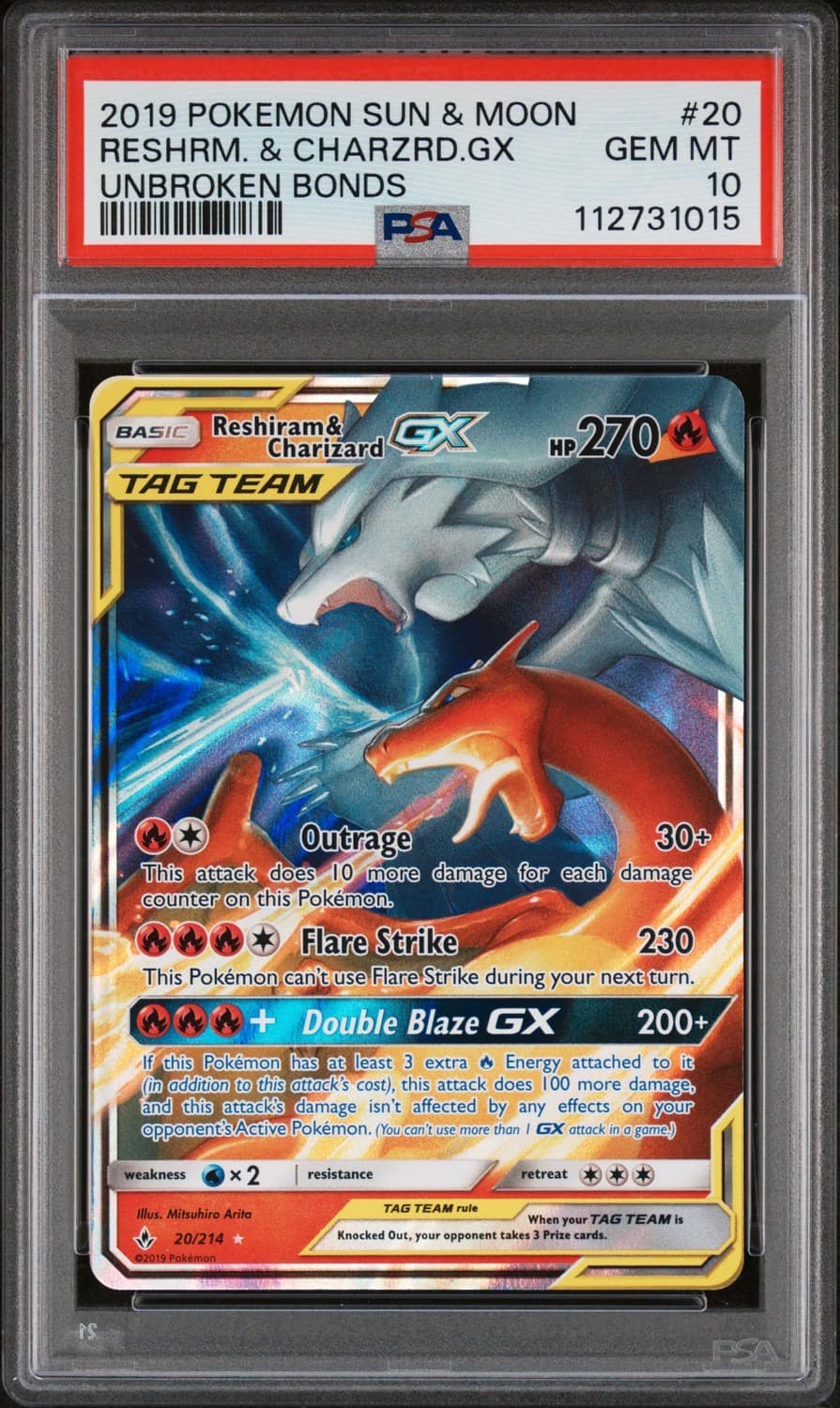 Reshiram & Charizard Gx