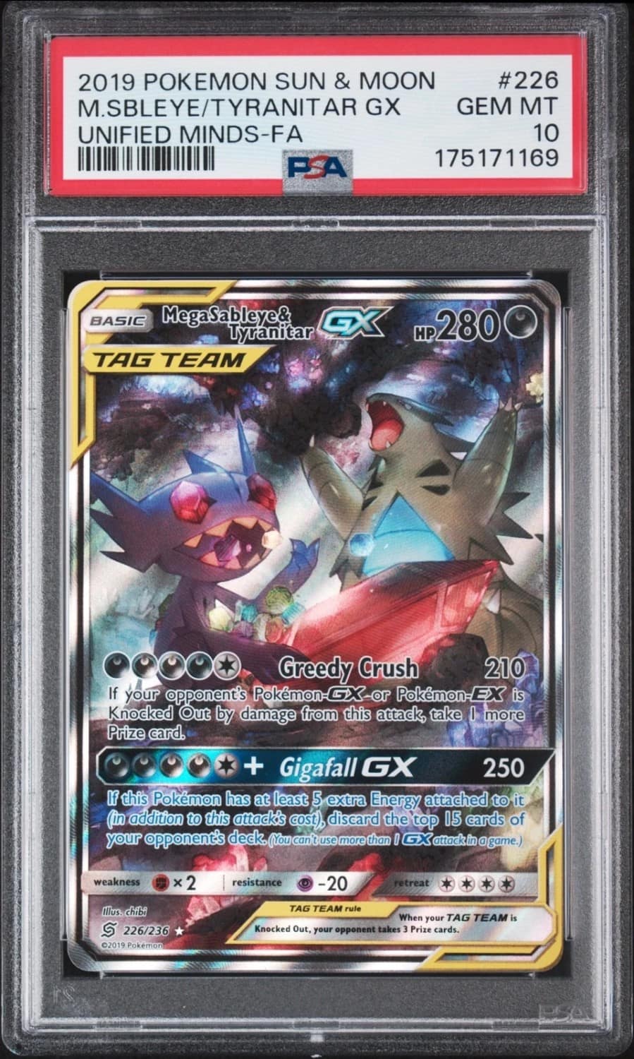 Mega Sableye & Tyranitar Gx